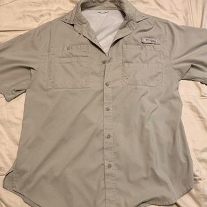 Columbia PFG Botton Down Fishing Shirt